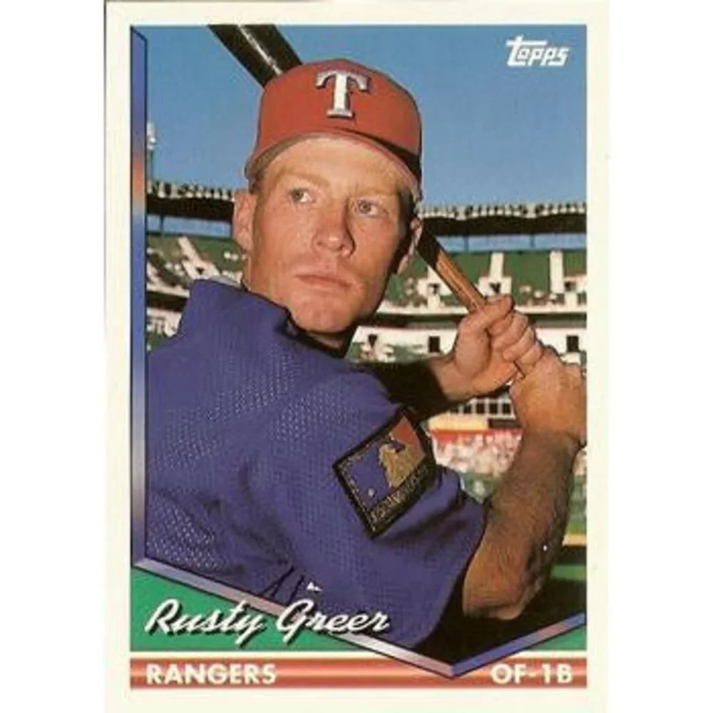 1994 Topps Traded Rusty Greer RC 29T Texas Rangers